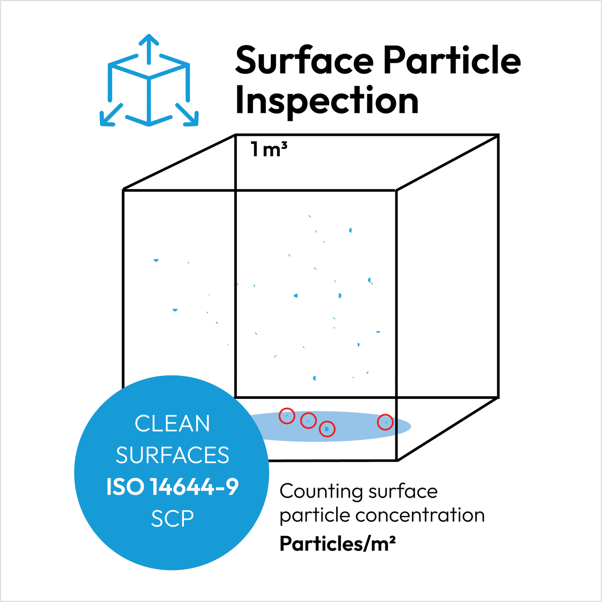 Surface particle inspection